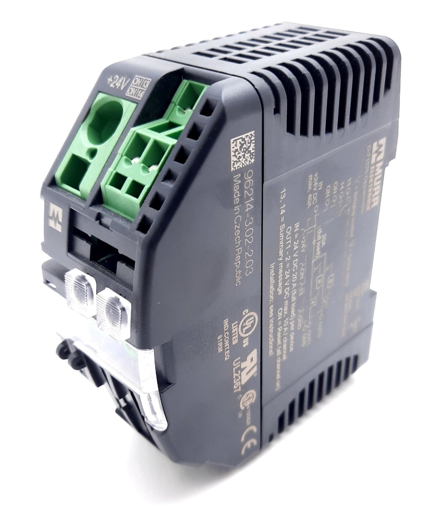 New – Open box Murr Elektronik D-71570 9000-41034-0100600 Relay Module 66147-3.04-3.04, 24VDC