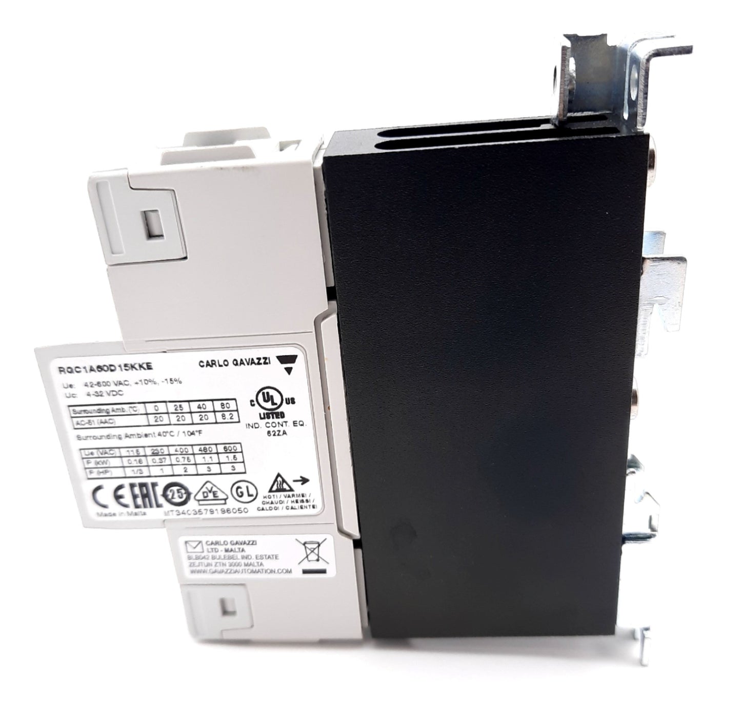 New – Open box Carlo Gavazzi RGC1A60D15KKE Solid State Contactors 42-600VAC, 3-32VDC, 150mA