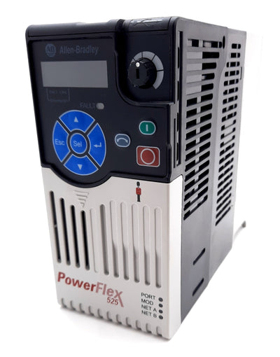 New – Open box Allen Bradley 25B-D2P3N104 PowerFlex 525 Variable Frequency Drive 480VAC 3PH 1HP