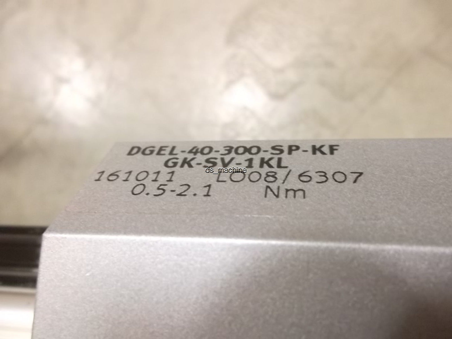 Used Festo DGEL-40-300-SP-KF-GK-SV-KL Ballscrew Positioner w/Maxon Motor 300mm