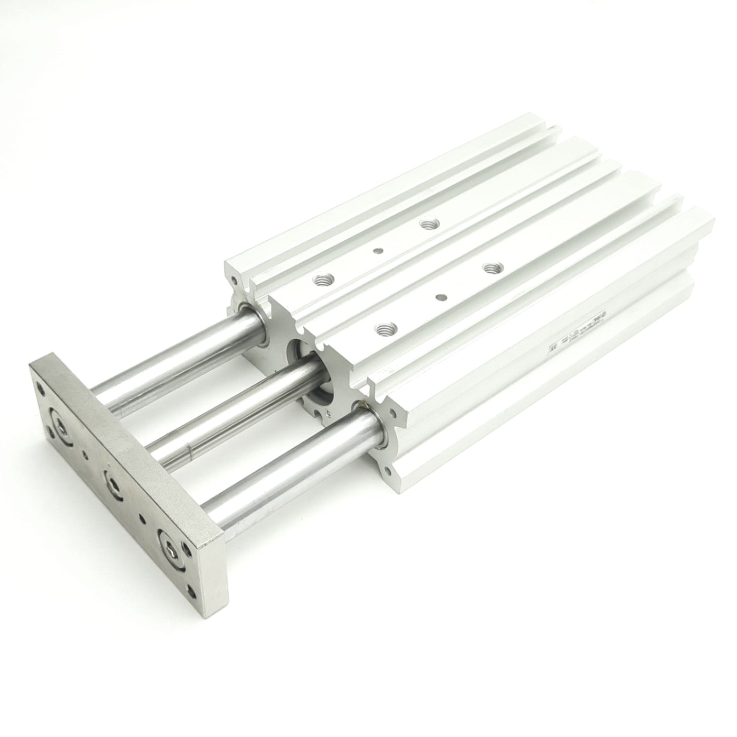 Used SMC MGPM20TN-75AZ Guided Slide Bearing Cylinder 20mm Bore, 75mm Stroke, 1/8" NPT