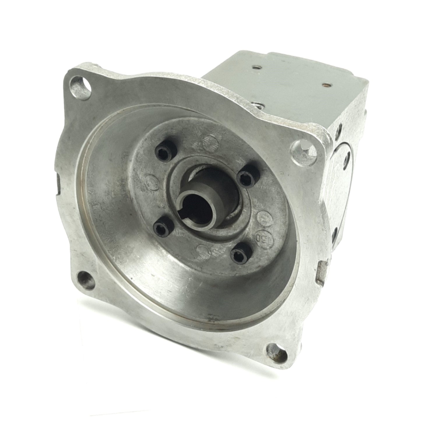 Used Hub City 0220-76739 Right Angle Worm Gear Reducer, 20:1, 56C, 0.625" Output