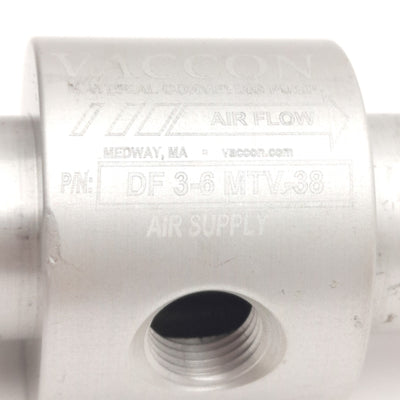 Used Bimba DF3-6 MTV-38 Vaccon Material Conveying Pump, 708L/Min Max, 1/8" & 3/8" NPT