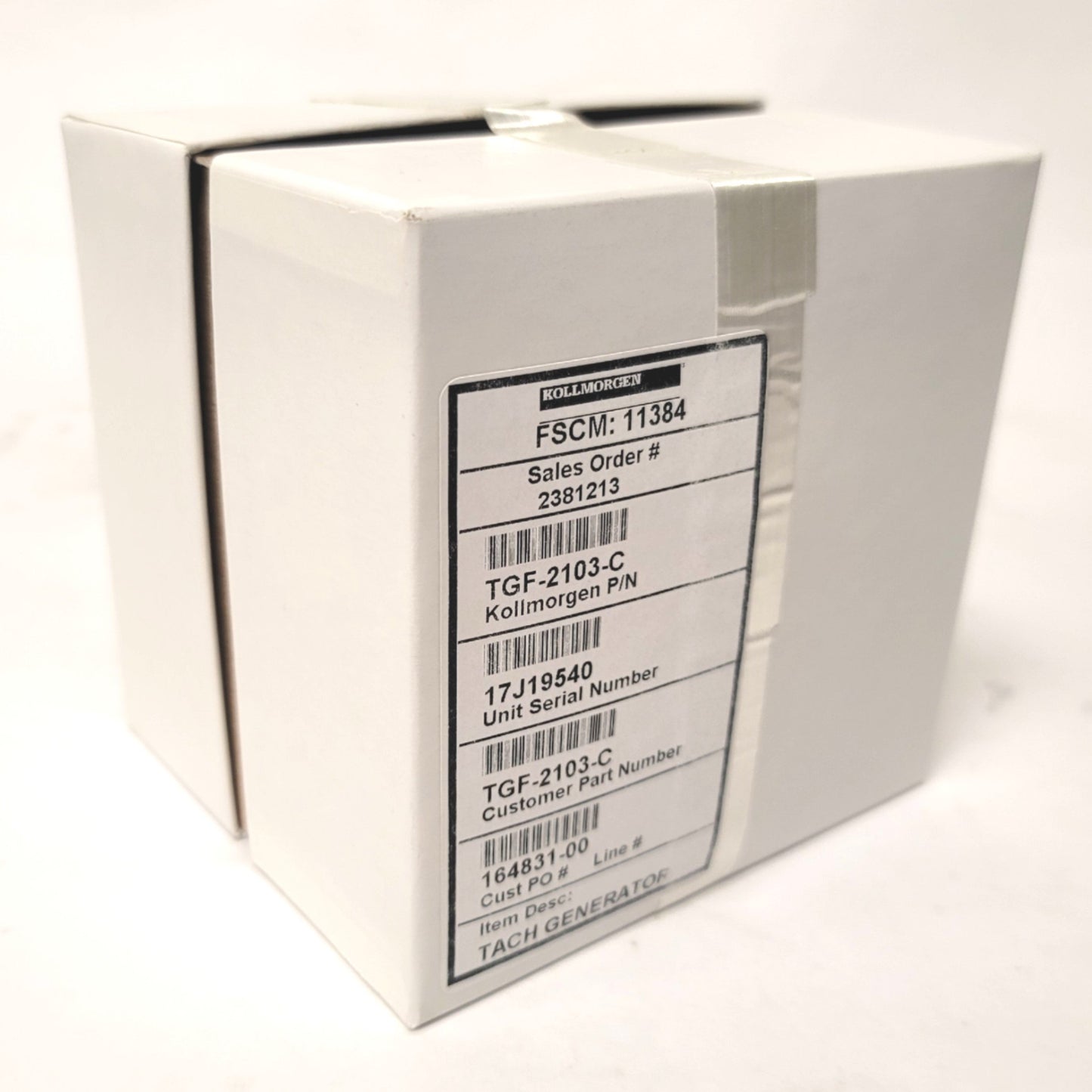 New Kollmorgen Reliance TGF-2103-C Tachometer Generator