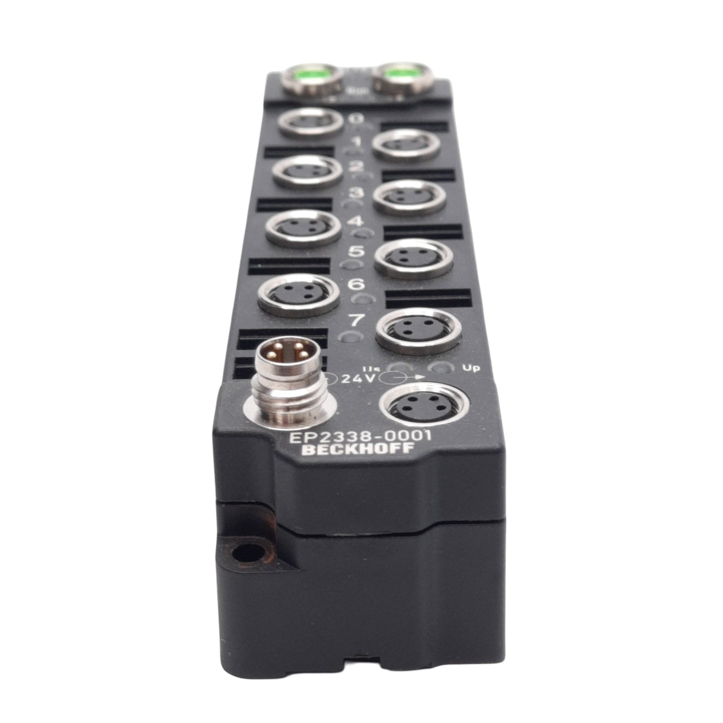 Used Beckhoff EP2338-0001 EtherCAT Box 8-Channel, 24V DC, 0.5A/Channel, M8 3/4-Pin