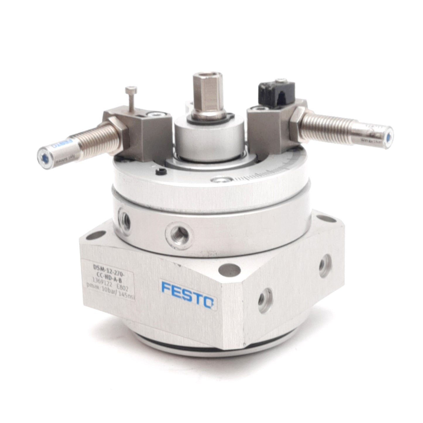 Used Festo DSM-12-270-CC-HD-A-B Semi-Rotary Actuator, 12mm Bore, 0-246° Rotation