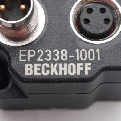 Used Beckhoff EP2338-1001 EtherCAT Box 8-Channel, 24V DC 0.5A/Channel, M8 3/4-Pin