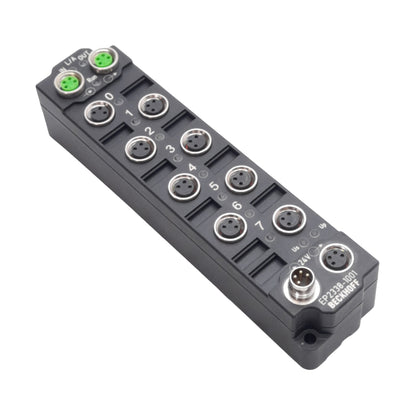 Used Beckhoff EP2338-1001 EtherCAT Box 8-Channel, 24V DC 0.5A/Channel, M8 3/4-Pin
