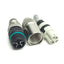 Used Lot of 5 Harting 21 02 151 1405 M8 4-Pin Connector, A-Code, Male, 4A 32V, 42mm L