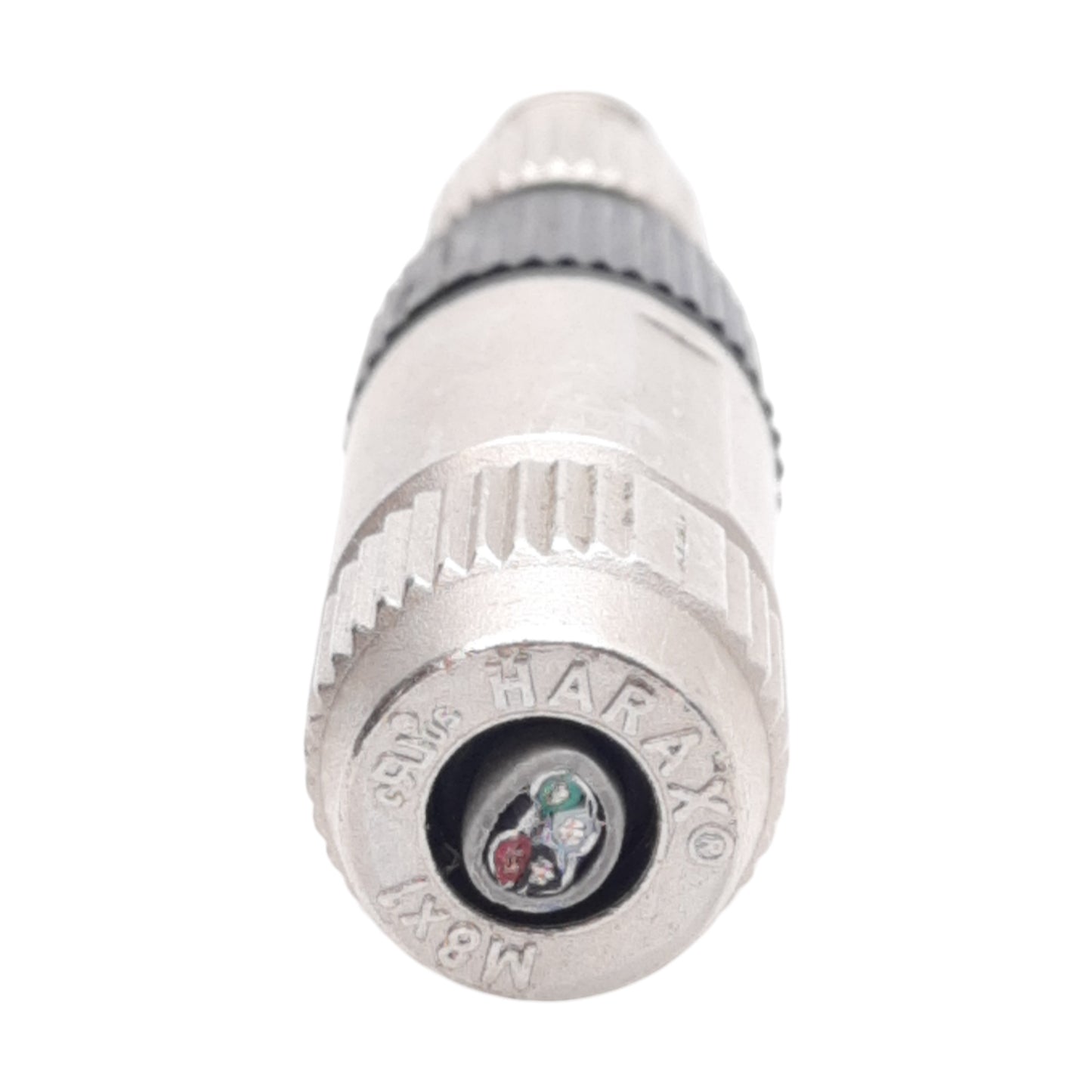 Used Lot of 2 L-Com M8FT4M Field Termination Connector, M8 4-Pin Male, 32VAC/DC 4A