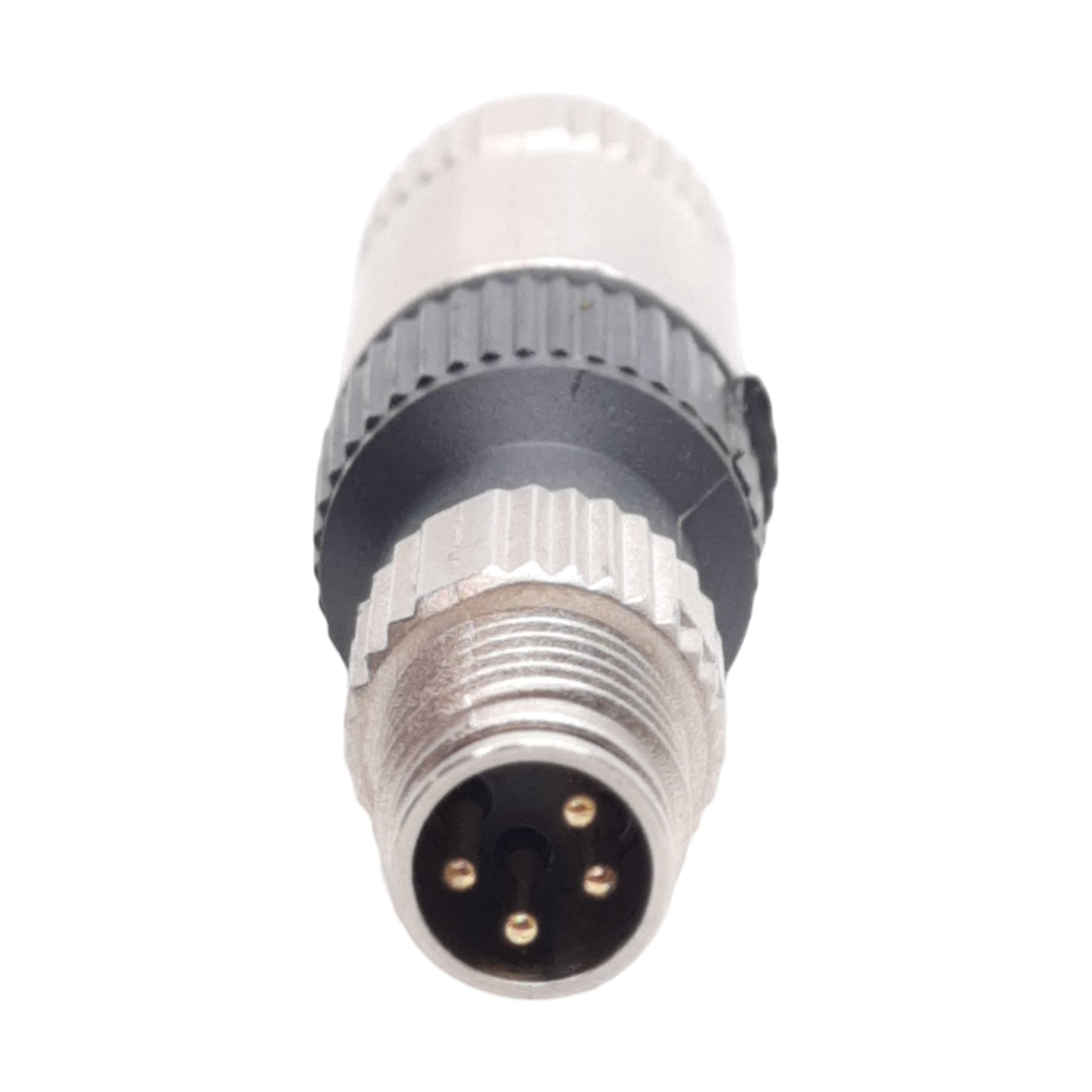 Used Lot of 2 L-Com M8FT4M Field Termination Connector, M8 4-Pin Male, 32VAC/DC 4A