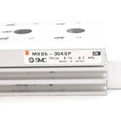 SMC MXS6-30ASP Precision Slide Table, Ø6mm Bore, 30mm Stroke, 0.15-0.7MPa