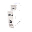 Used Lot of 5 Eaton WMZS1C10 Circuit Breaker, 1-Pole, C-Curve, Rating: 277VAC 10A