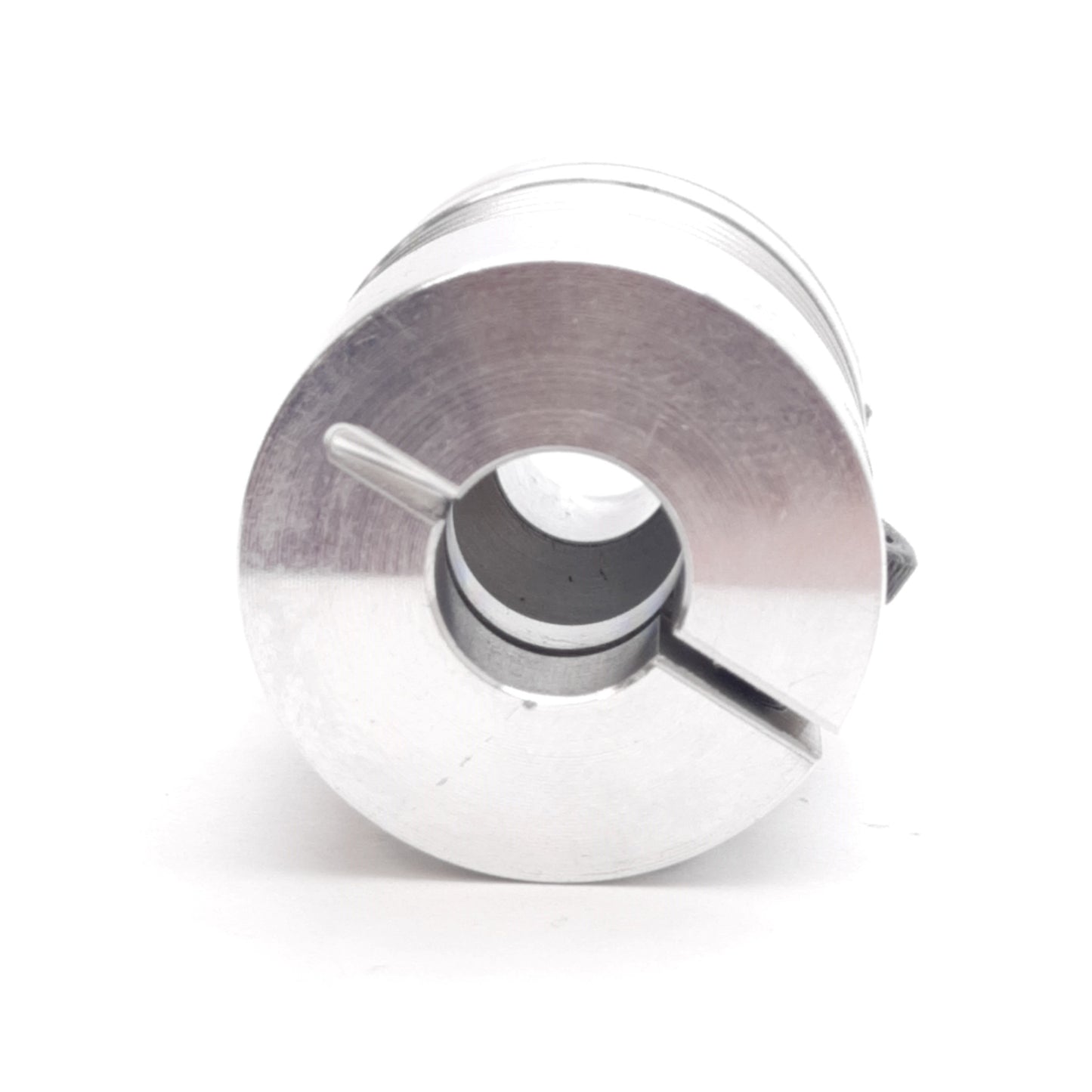 Used Gerwah DKN 20/32-6-3/8 Metal Bellows Coupling, 25mm OD, 6mm & 3/8" Bores, 32mm L