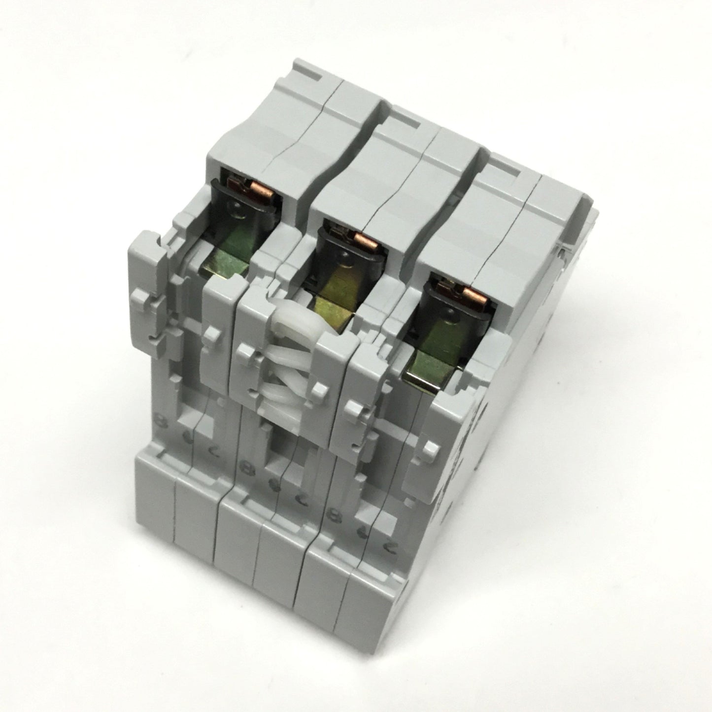 Used ABB LP3 D10 Smissline Circuit Breaker, 3-Pole, D-Curve, 10A 400V, DIN Rail Mount