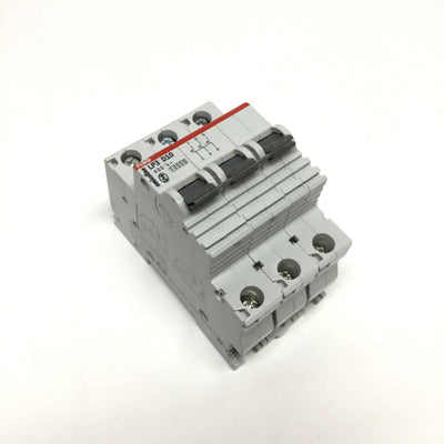 Used ABB LP3 D10 Smissline Circuit Breaker, 3-Pole, D-Curve, 10A 400V, DIN Rail Mount