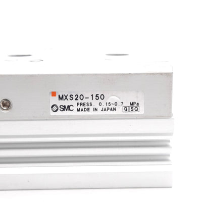 SMC MXS20-150 Pneumatic Slide Table Ø20mm Bore, 150mm Stroke, 0.15-0.7MPa