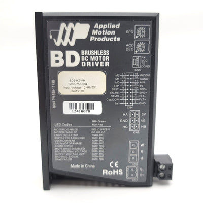 Used Applied Motion Products BD5-H2-AH Brushless DC Motor Drive 12-48VDC, 3.2A