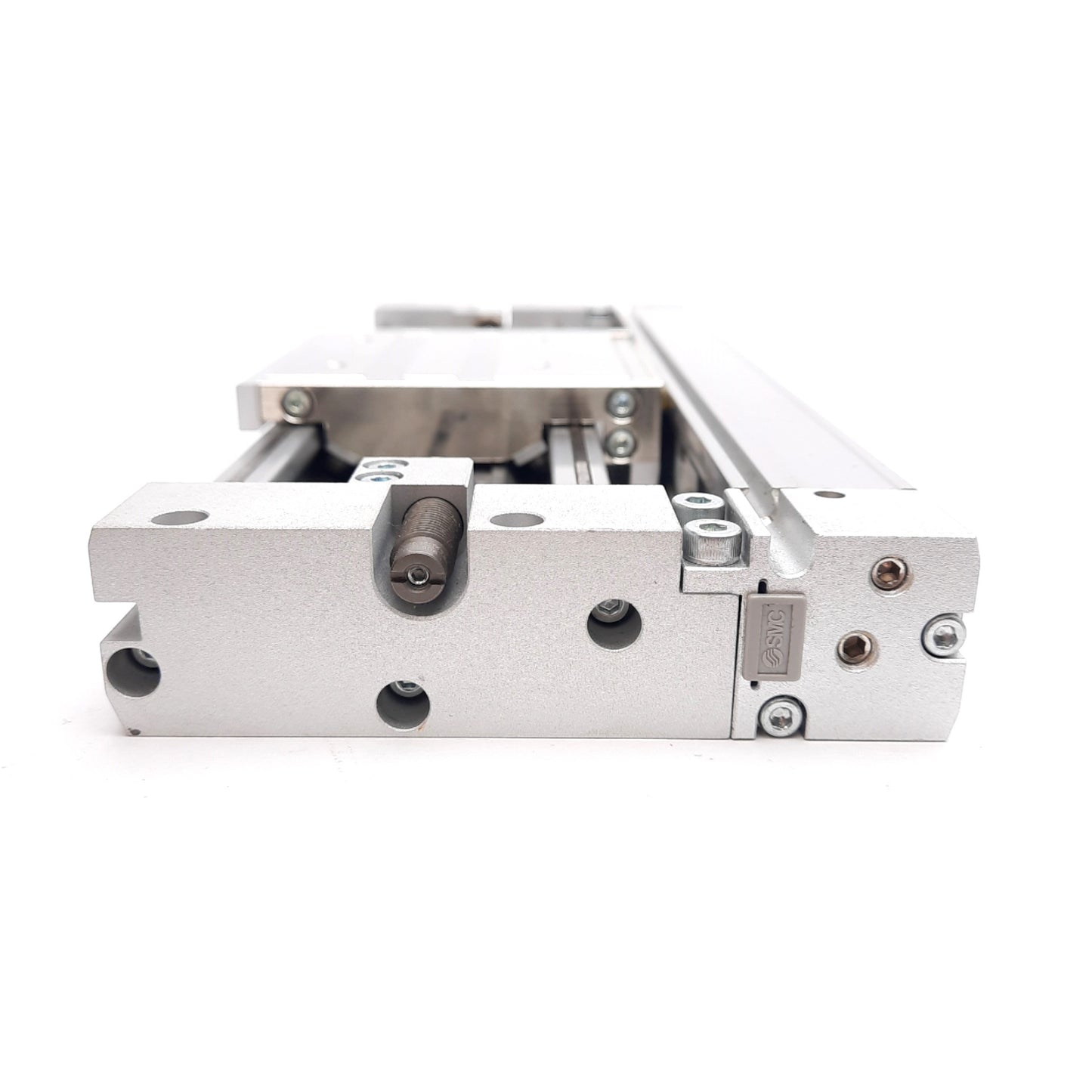 Used SMC MY2C16G-100L Mechanical Rodless Cylinder Ø16mm Bore, 100mm Stroke 0.1-0.8MPa