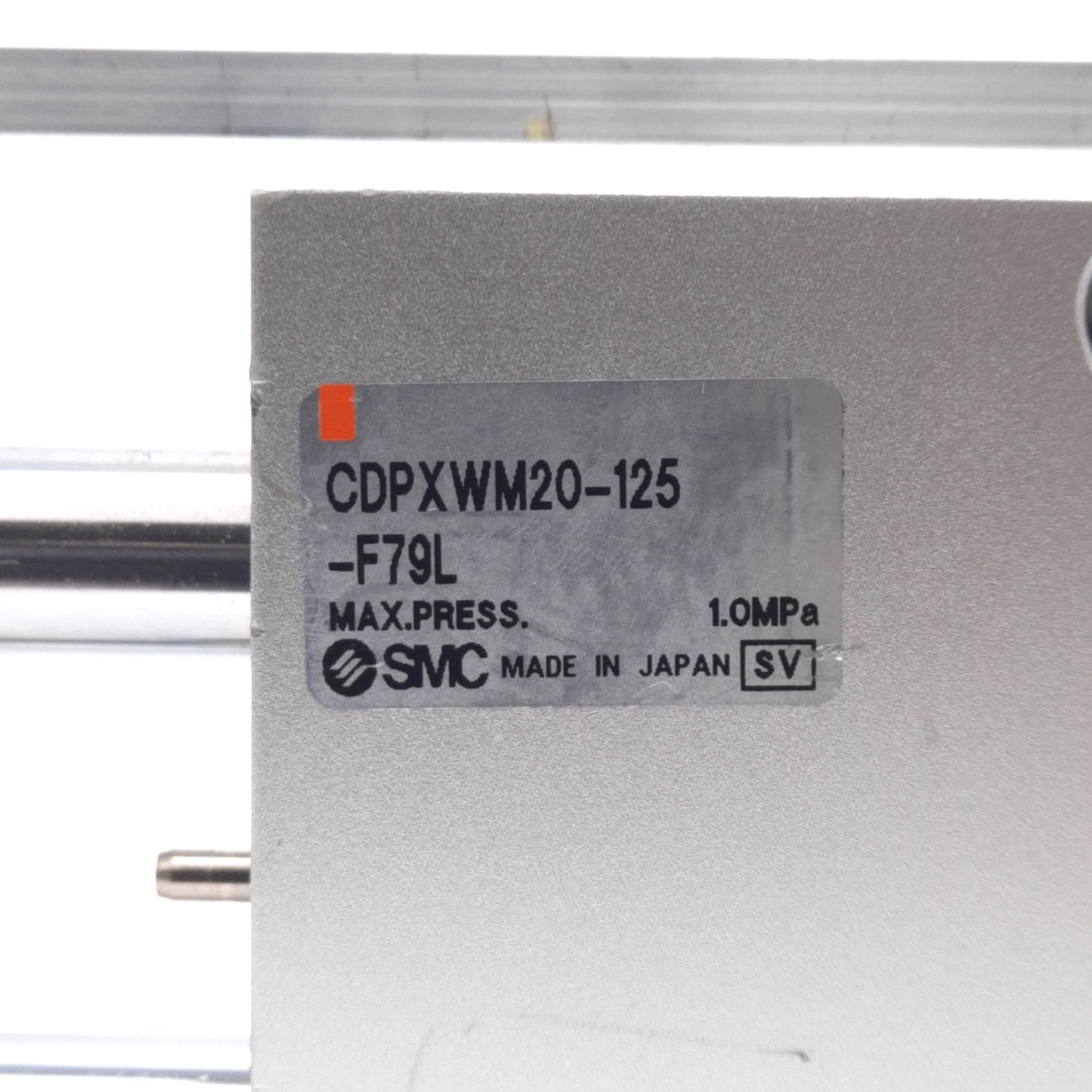 Used SMC CDPXWM20-125 Pneumatic Slide Bearing Cylinder Ø20mm Bore, 125mm Stroke