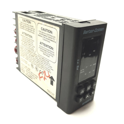 Used BARBER-COLMAN 15E2-6KF40 Series 15 Temp Controller TC/RTD 12VDC Out 85-240VAC