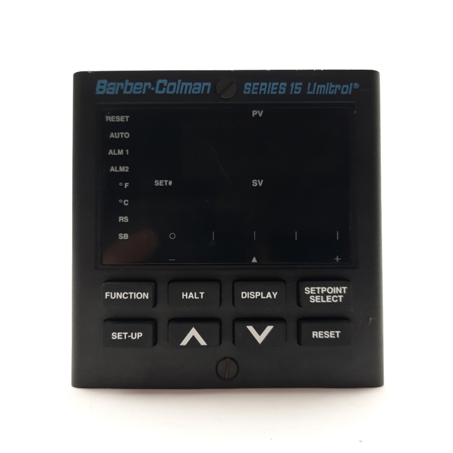Used BARBER-COLMAN 15Q8-0JF00-15F-5-00 Series 15 Limit Controller J TC/RTD Relay DPST
