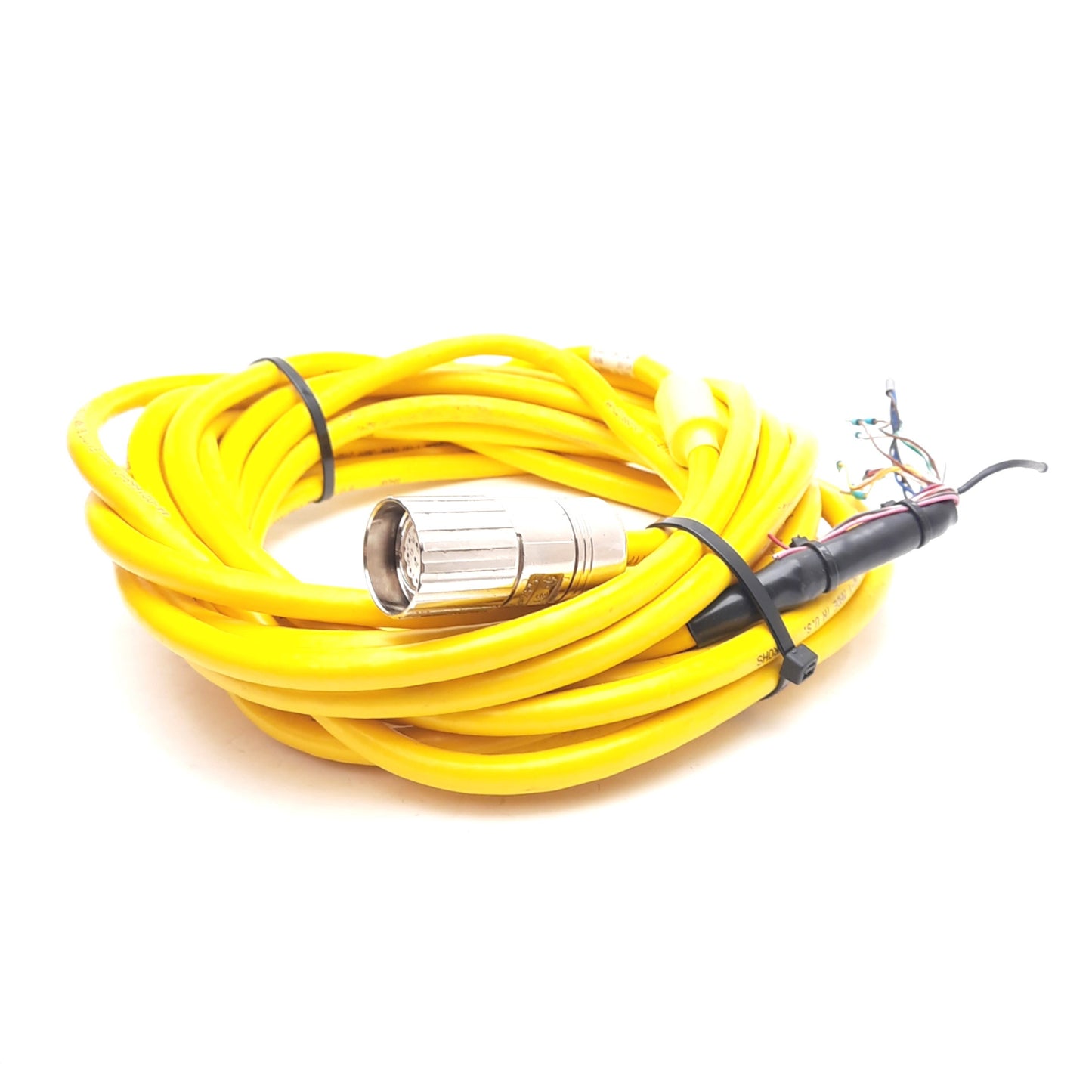 Used Parker 71-025010 Shielded Servo Encoder Cable For Static Use 10 Twisted Pair 25'