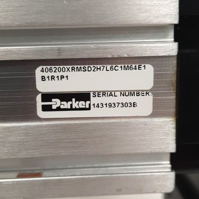 Parker 406200XRMSD2 Linear Actuator Stage, 200mm Travel, 5mm Lead, 1390lb Load