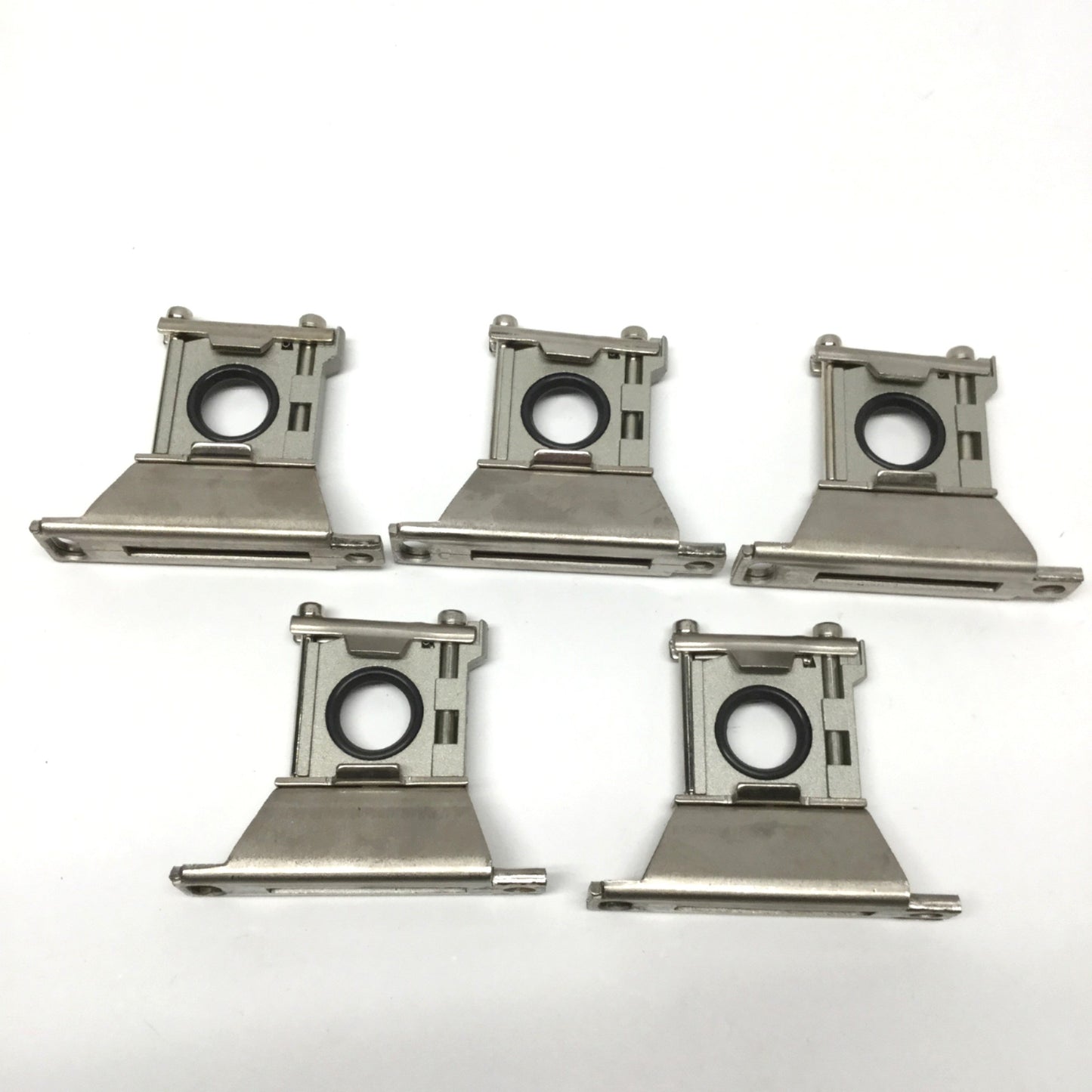 Used Lot of 5 SMC Y300T Modular Filter/Regulator Mounting Interface Spacer w/ Bracket