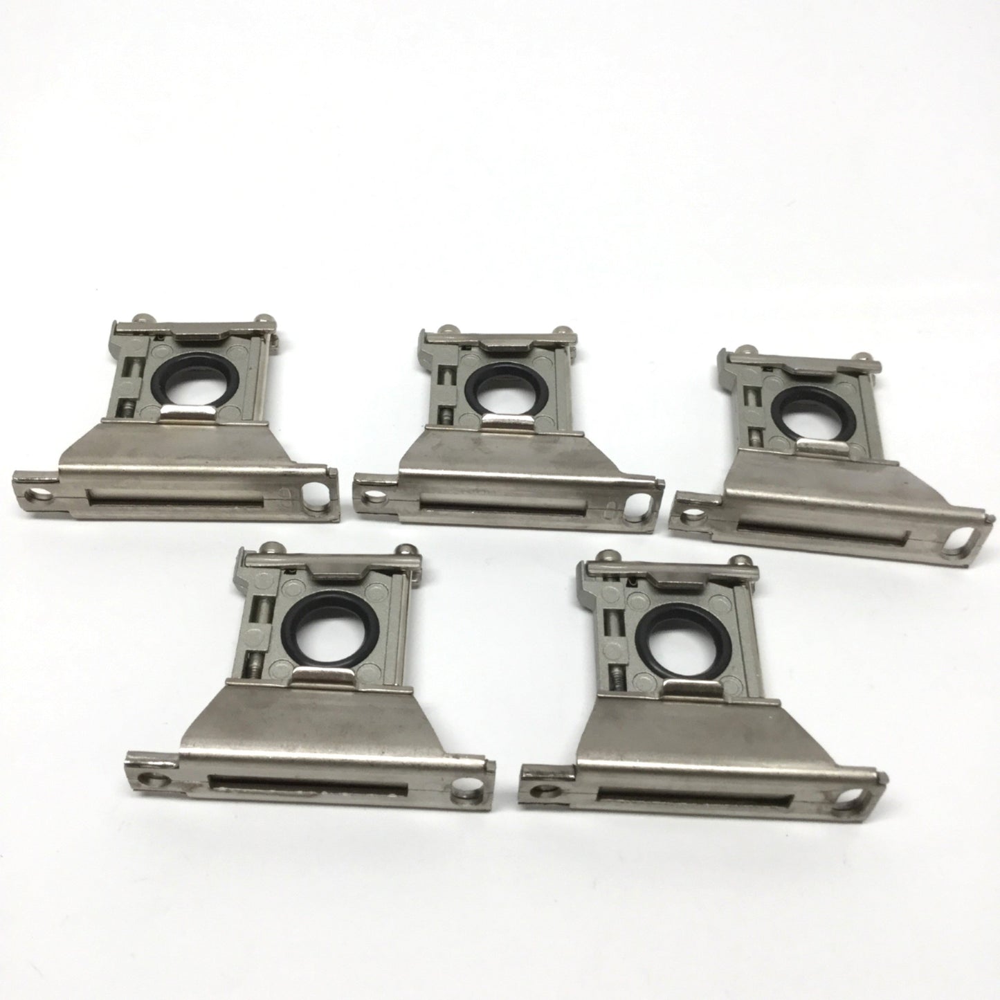 Used Lot of 5 SMC Y300T Modular Filter/Regulator Mounting Interface Spacer w/ Bracket