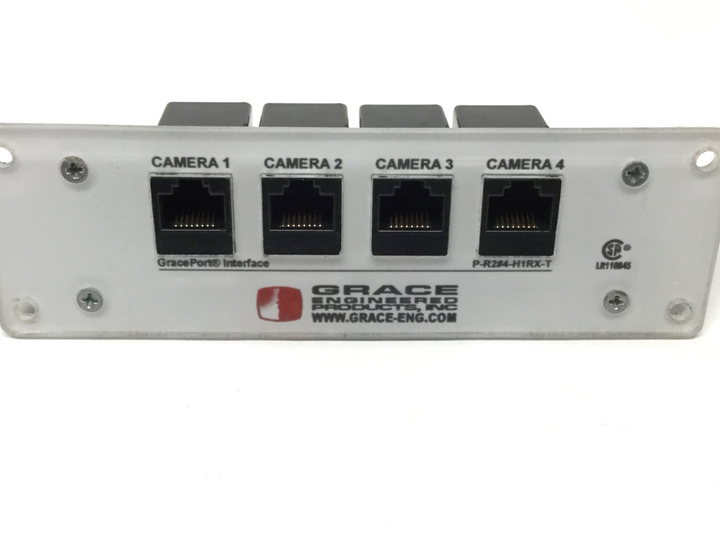 Used Grace P-R2#4-H1RX-T Enclosure Panel Interface Ethernet, 4-Port, RJ45 CAT 5e