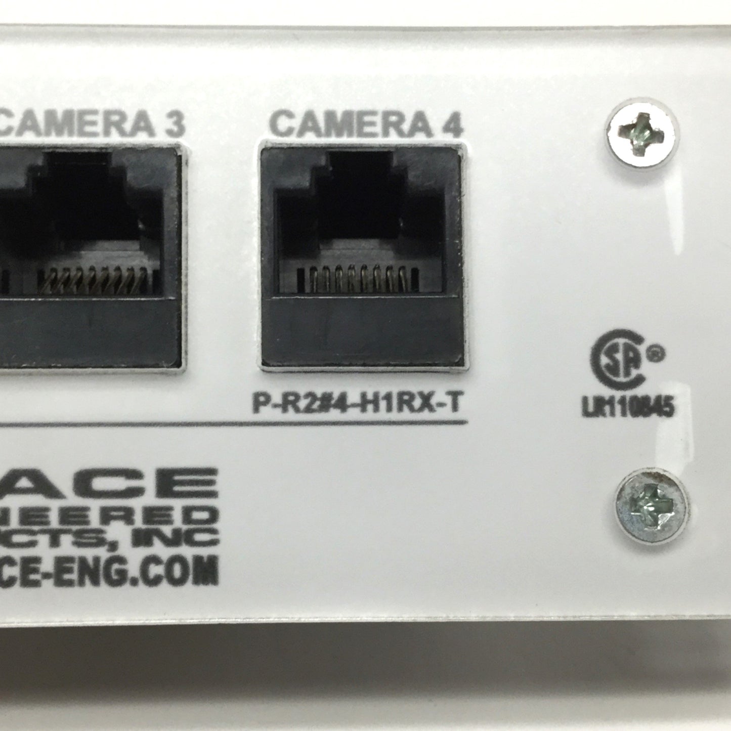 Used Grace P-R2#4-H1RX-T Enclosure Panel Interface Ethernet, 4-Port, RJ45 CAT 5e