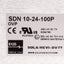 Used Sola SDN 10-24-100P DIN Rail Power Supply 115/230VAC In, 24VDC 10A Out 240W
