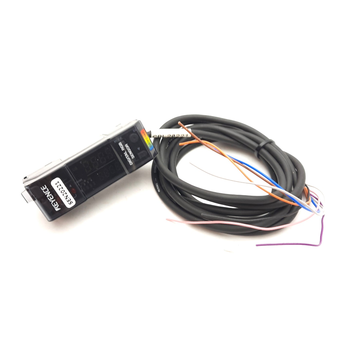 Used Keyence CZ-V21AP Fiber Optic Amplifier Unit, PNP, 200µs-8ms Response, 24VDC