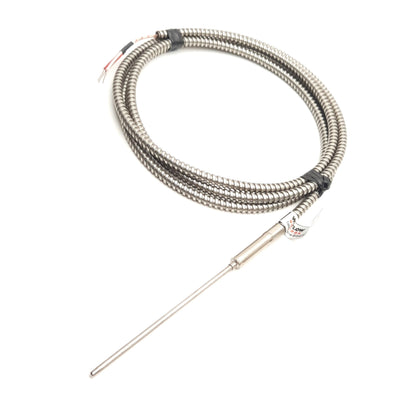 Watlow RFGRYTK040BB060 RTD Sensor, 100Ω 3-Wire, Ø0.125" x 4" Probe, 6Ft Leads