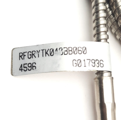 Watlow RFGRYTK040BB060 RTD Sensor, 100Ω 3-Wire, Ø0.125" x 4" Probe, 6Ft Leads