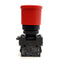 Used ABB MPMT3-11R Illuminated E-Stop Button, 1NC + 1NO Contacts, Ø42mm, 24V LED