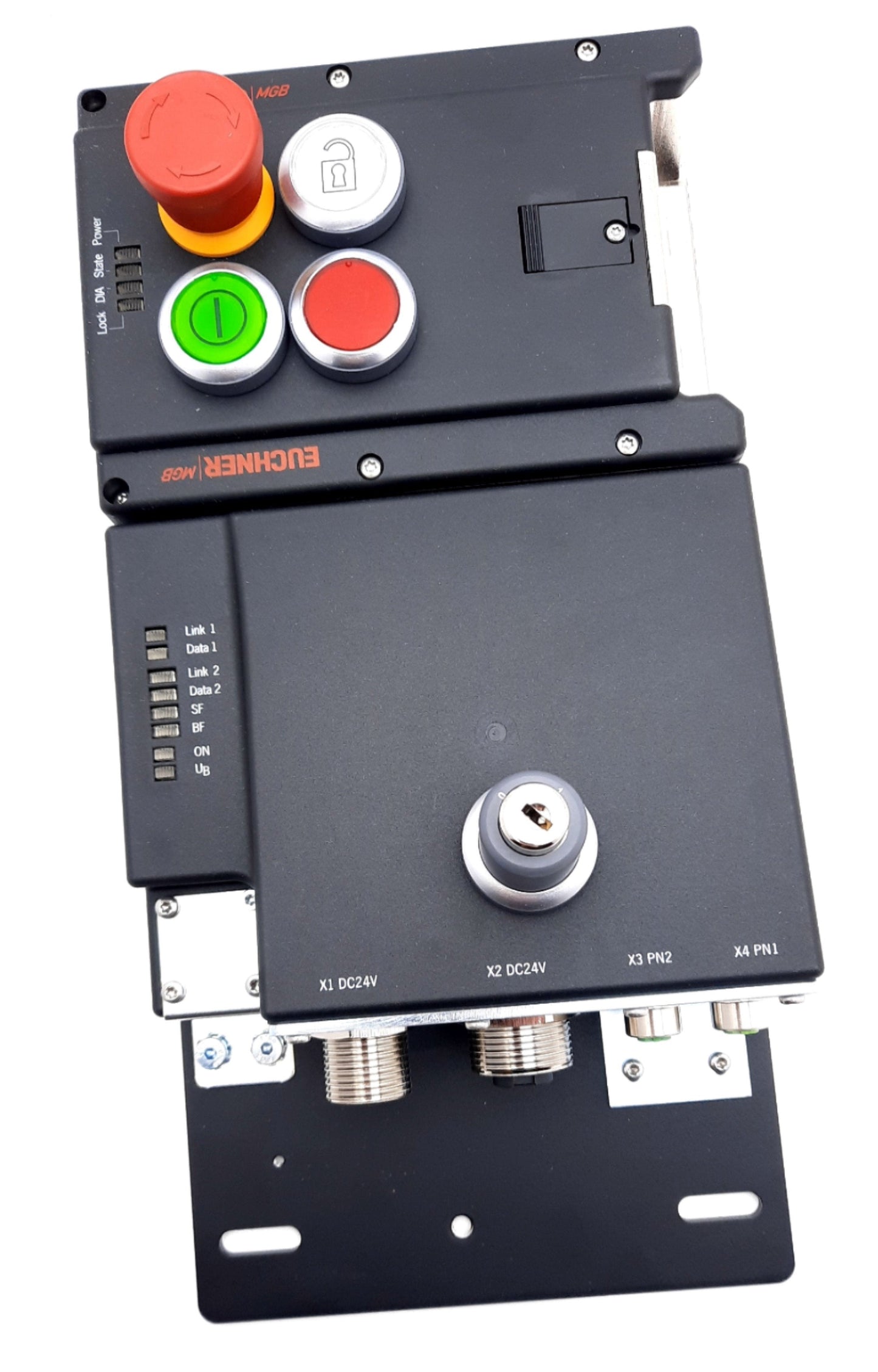 New Euchner MGB-L1B-PNA-R-136428 Safety Interlock 5 Control Elements 75V 0.5kV 500mA