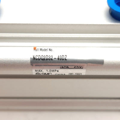 New SMC NCDQ2D32-40DZ Compact Cylinder ø32mm Bore, 40mm Stroke, 1/8" NPT, 0.1-1.0MPa