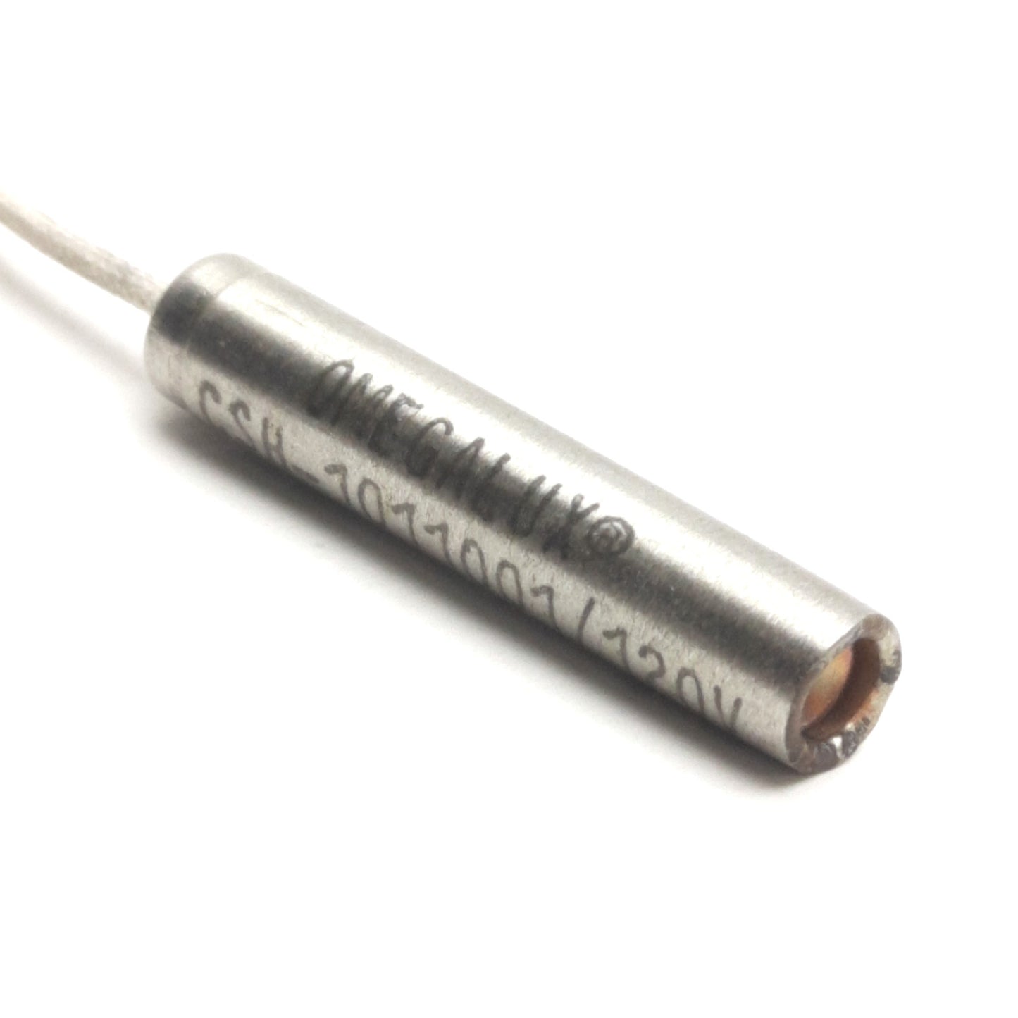 Used Omega Engineering CSH-1011001/120 Cartridge Heater, Ø6.35mm x 32mm, 100W 120V