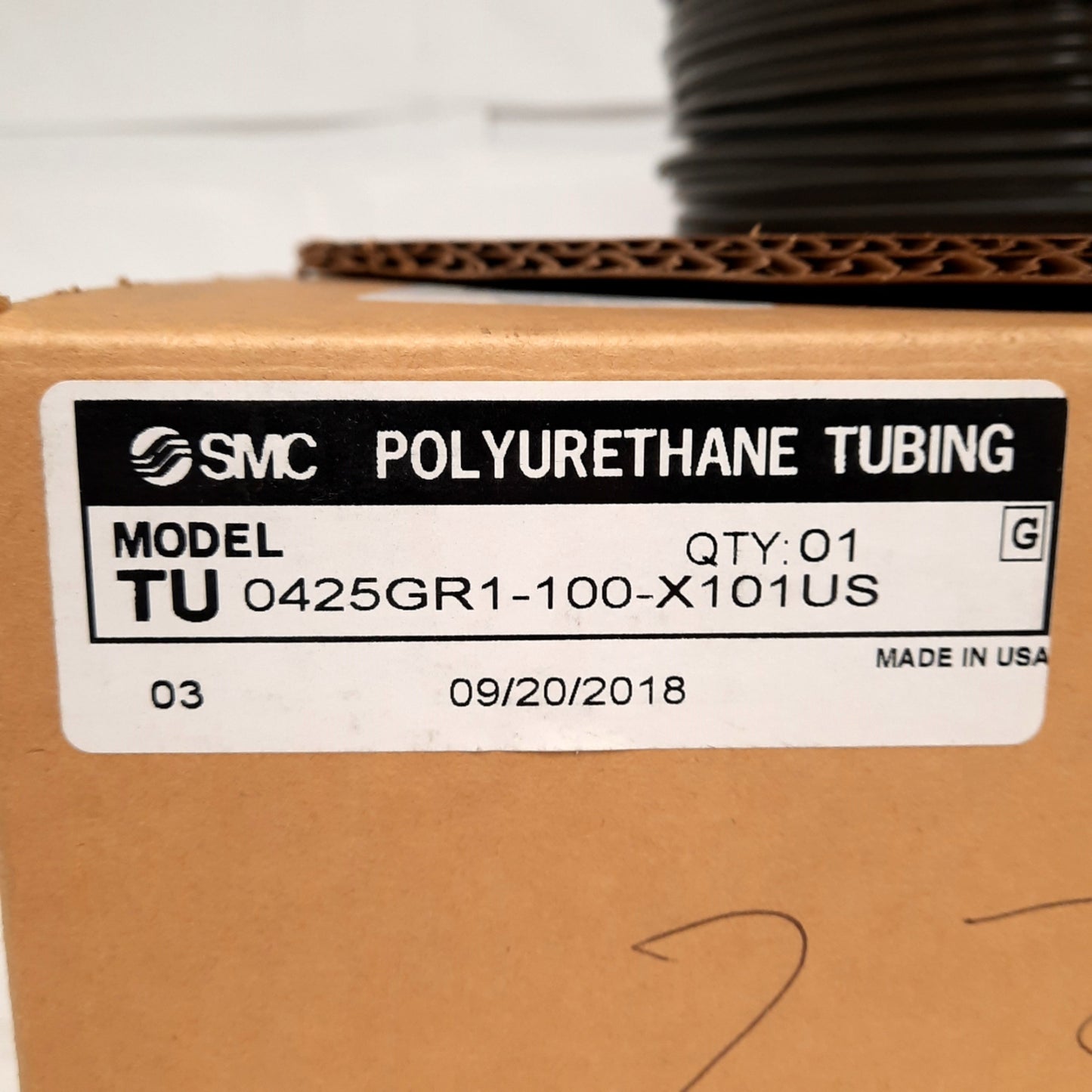 New SMC TU0425GR1-100-X101US Polyurethane Tubing, 4mm OD, 2.5mm ID, 0.8MPa, 100m