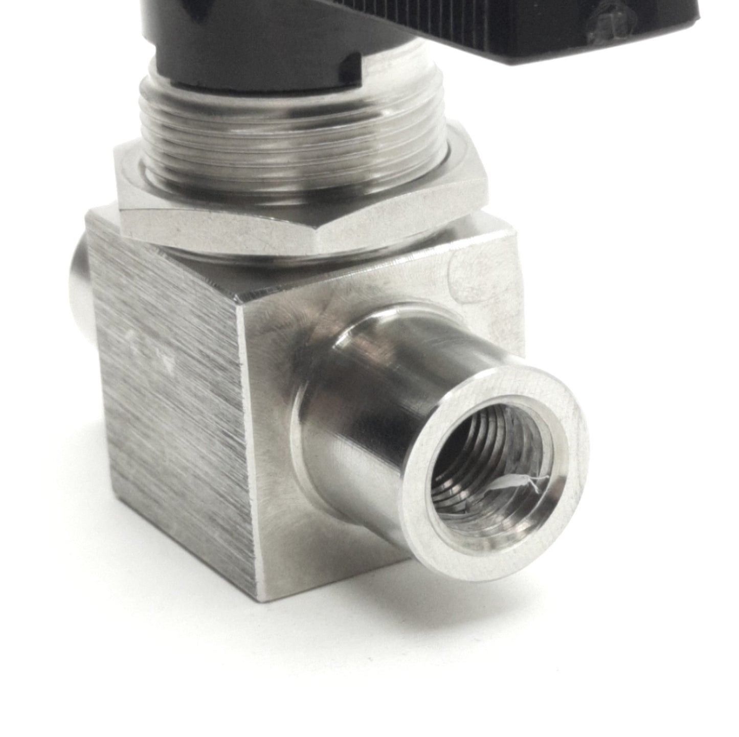 Used Swagelok SS-44F4 Ball Valve, 304 Stainless Steel, 1/4" NPT Female, 3.0CV