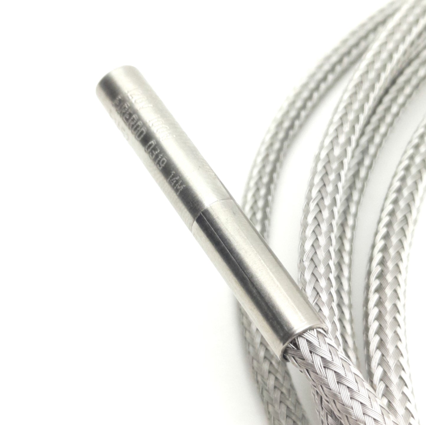 Used Watlow E1A52 Firerod Cartridge Heater 1/4" x 1", 120V 100W, 10Ft Braided Lead