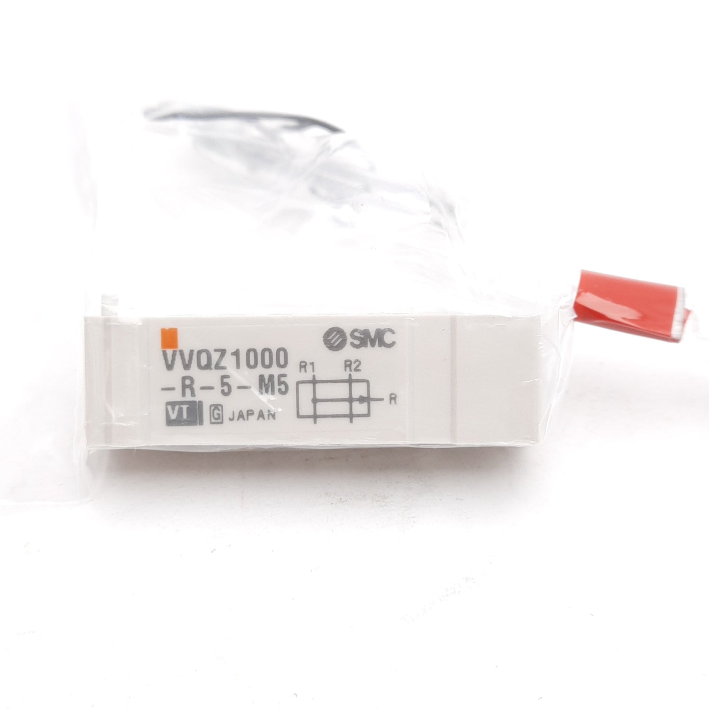 New Lot of 5 SMC VVQZ1000-R-5-M5 Individual EXH Spacer, 5-Port, M5 Port, 0.7MPa