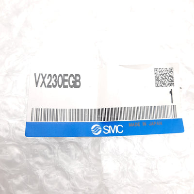 New SMC VX230EGB Solenoid Valve, ø8mm Orifice, 0.3MPa Max, 10.5W, 24VDC Coil
