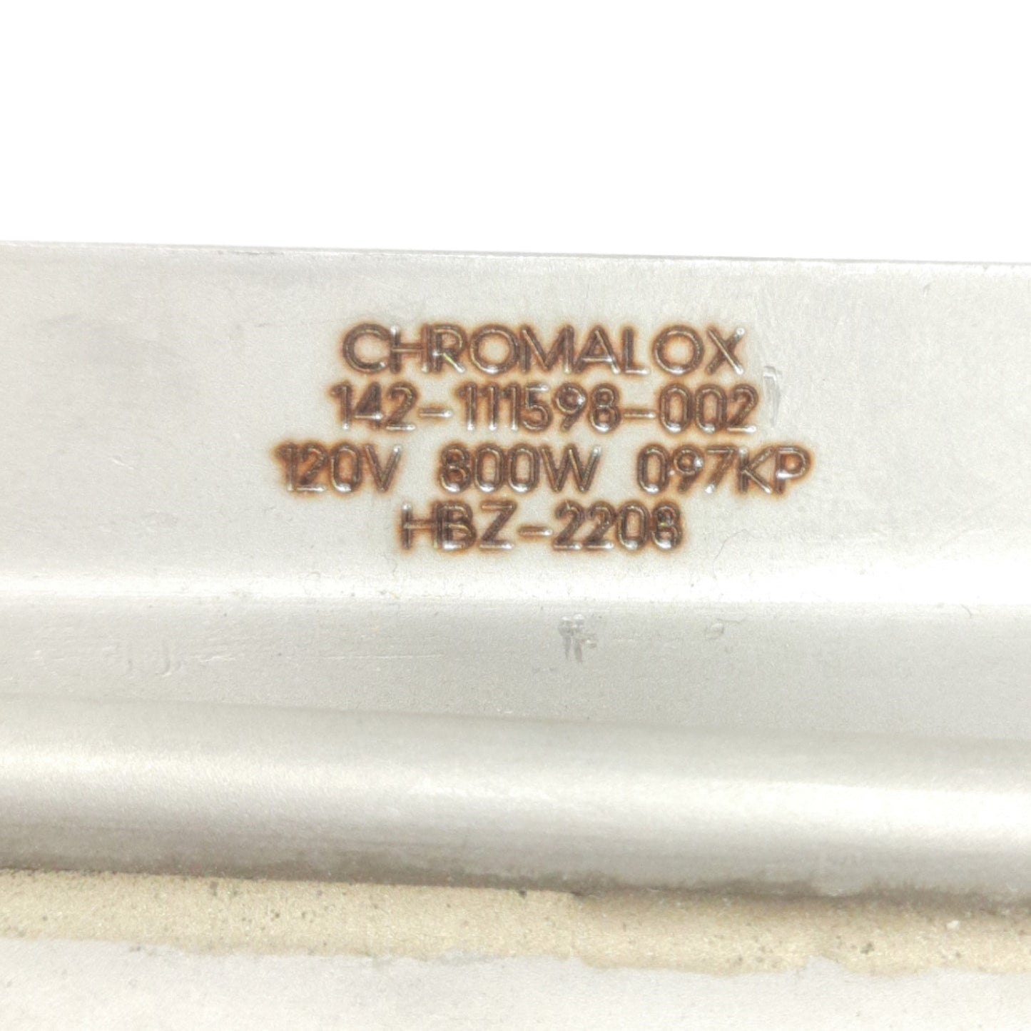 Used Chromalox HBZ-2208 Band Heater 120V 800W, Ø2" x 6" Length, 2 Foot Leads