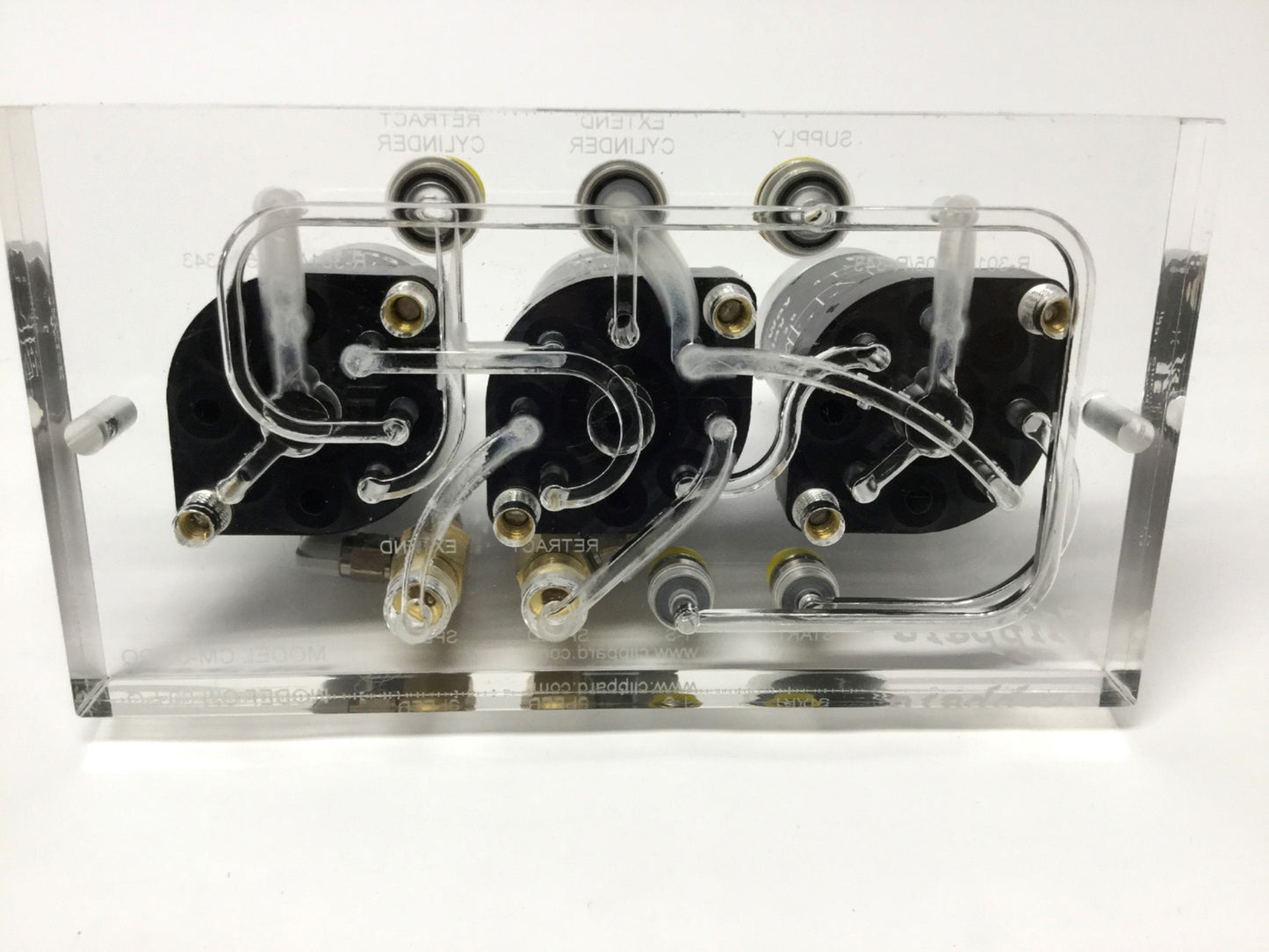 Used Clippard VA-06 Double-Acting Cylinder Auto-Cycling Pneumatic Valve Manifold