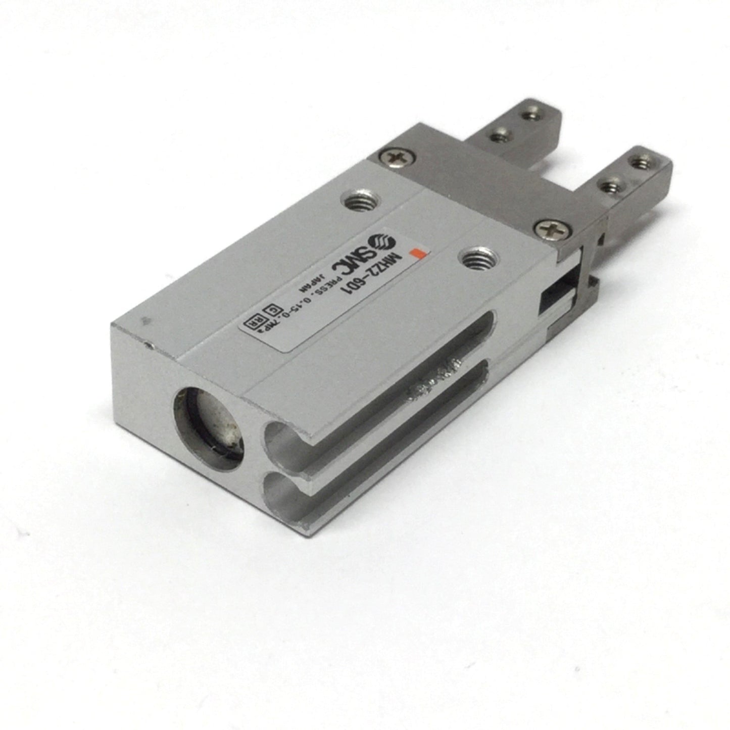 Used SMC MHZ2-6D1 Compact Parallel Air Gripper, 6mm Bore, 4mm Stroke, 0.3-0.7MPa