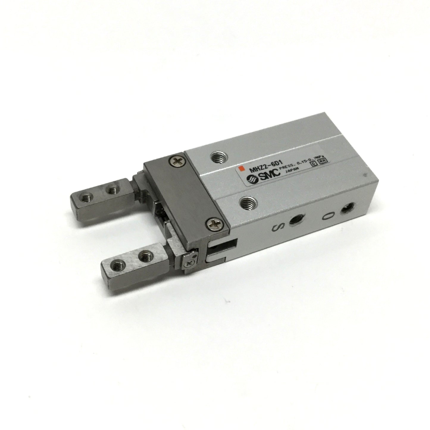 Used SMC MHZ2-6D1 Compact Parallel Air Gripper, 6mm Bore, 4mm Stroke, 0.3-0.7MPa