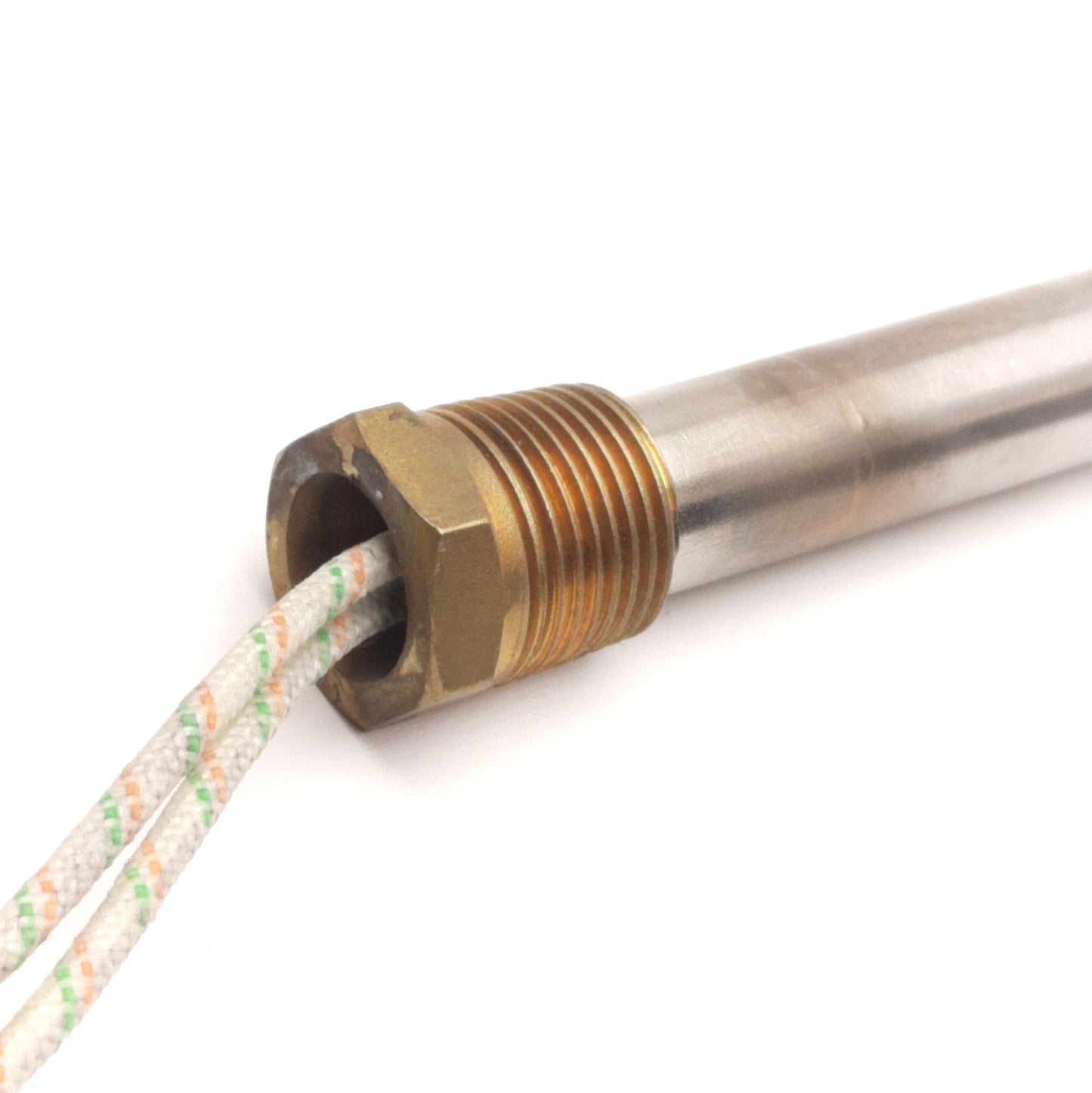 Used Watlow J6A90 Firerod Cartridge Heater 1/2" x 6" with 3/8" NPT Fitting, 240V 750W